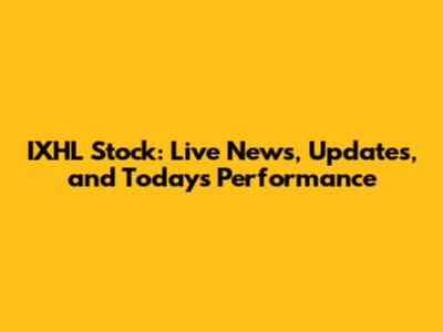 IXHL Stock: Live News, Updates, and Today's Performance