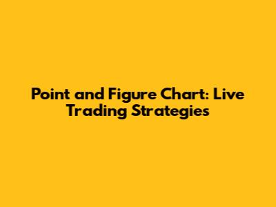 Point and Figure Chart: Live Trading Strategies