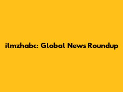 ilmzhabc: Global News Roundup